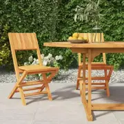 Folding Garden Chairs 2 pcs 47x61x90 cm Solid Wood Teak