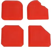 4pcs Silicone Sealant Remover,Smoother Finisher Scraper Cleaner Caulking Tool Kit, for a Professional Finish to Most Household Sealants, Fillers, Grout, etc.