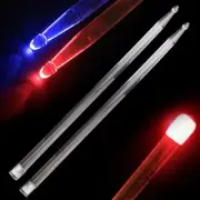 5A Acrylic Luminous Drum Stick Glow in The Dark Stage Performance Jazz Drumstick