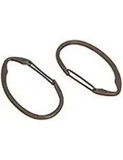 Splash Home Decorative Shower Curtain Hooks, Rust- Oil Rubbed Bronze
