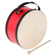 Hand Drum with Mallet Children Wood Drums Education Musical Instruments For