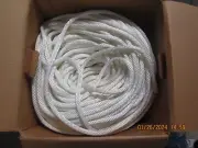 Solid Braid POLYESTER ANCHOR LINE - WHITE-1/2 X 100' 4500 LB SAVE $30