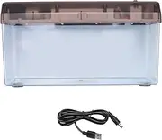 USB Electric Dual Paper Shredder Desktop Mini Financial Bill A4 Paper Shredder Paper Cutter for Home Office