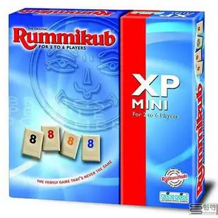 Rummikub 拉密－數字磚塊牌XP Mini 6人攜帶版桌遊【金石堂】