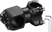 uxcell 25.4mm Bike Stem 7 Degree 38mm Aluminum Alloy Bicycle Handlebar Stem with Hex Wrench for Mountain Road Bike BMX MTB Cycling, Sand Black