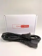 [UL Listed] OMNIHIL 8 Feet Long AC/DC Power Cord for PIONEER VSX-1121-K