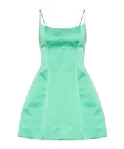 A-line mini dress IT40 green