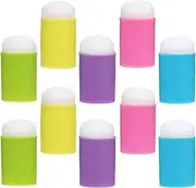 YOSADIER 10Pcs Finger Draw Paint Sponge for DIY Art and Craft Creative Finger Covers for Birthday Parties and Parent Activities