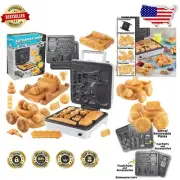 Electric Waffle Maker for Fun Car & Truck Shapes - Easy Dishwasher Cleanup