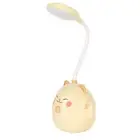 LED Table Lamp USB Charging Gooseneck Reading Light Pen Holder Home Decoration♡