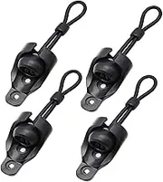 JUMPLAWN 1Set Bungee Kit Replacement Parts for Roller Blinds Wind Indoor Outdoor Cord Lock Mechanism with Elastic Rope Simple Installation Secure Fixing