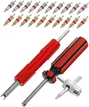 COSMEVIVI Valve Stem Puller Installer Tool Repair Valve Core Wrench Ergonomic Handle Multi-vehicle