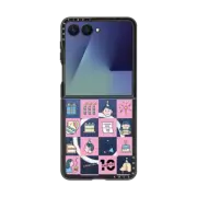 Galaxy Z Flip7 Impact Magnetic Case Sundae Kids- Birthday Checkerboard