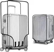 [Yotsuba] Travel Luggage Protector Transparent Waterproof PVC Suitcase Cover 20-30 Inch