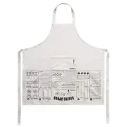 Suck UK - Baking Apron | Cooking Guide Kitchen Apron | Chef Aprons | Cotton