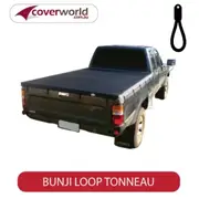 Hilux Extra Cab Ute Bunji Style Tonneau Cover to suit Genuine Headboard