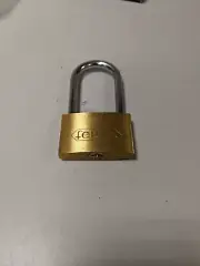 Ferum 2" Long Shackle Solid Brass Padlock Keyed A Like