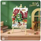 LOZ Christmas Tree Painting Frame Building Blocks Set Home Decor Gift Kids Adult