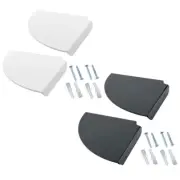 2 Pieces Acrylic Corner Shelves Set Shower/Shelf Corner Display Shelf