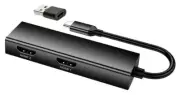 4K USB 3.0 Dual HD-Input DVR Capture Adapter For PC Mac Linux Split Screen View