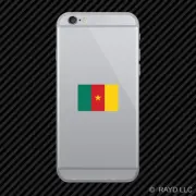 Cameroon Flag Cell Phone Sticker Mobile CMR CM