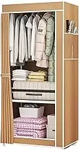 Canvas Wardrobe Fabric Wardrobe Simple Assemble Storage Wardrobe Multi Layer Clothing Cabinet Bedroom Dustproof Foldable Cloth Hanger