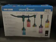 Atomi Smart 48" Smart Wifi Color String Lights with 24 RGB Globe Bulbs