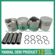 4PCS New For Isuzu Piston + pin clip C240 Engine Spare Parts