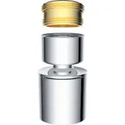 Hygie Rinse Faucet Aerator 360° Swivel Kitchen Sink Sprayer Attachement Dual-...