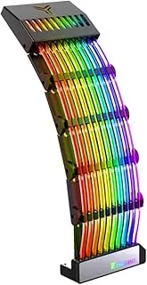 CAXUSD Argb Lighting Cable RGB Light Extension Cable 24pin Computer Accessory Neon Glow Design