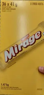 Nestle Mirage Chocolate Bars 36ct 41g/1.44oz {Imported From Canada}