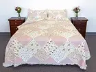 Patchwork Bed Quilt Sarah Rose Coverlet King Single 195x235cm