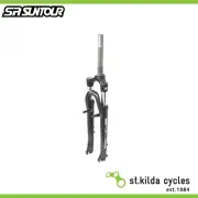 SR Suntour Suspension Bike Fork 700C - Travel -11/8" Threadless Adjuster - Black