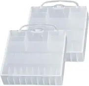 ETUCYNG Fishing Lure Storage Case,Compact Fishing Lure Storage Case Tray - Fishing Accessories Storage Box for Outdoors, Home, Tool House