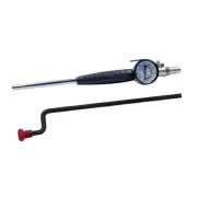 Tire Inflator Rod with Pressure Gauge Sturdy Air Chuck for Truck Car RV