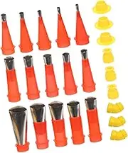 1 Set Caulk Nozzle Caulk Kit Caulking Finisher Kit Caulking Tool Kit Caulking Tools Caulking Tips Caulk Tips Caulking Nozzle Caulking Finishing Tool Nozzle for Caulking