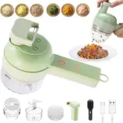 Multifunctional Vegetable Cutter Electric Garlic Onion Crusher Slicer Portable