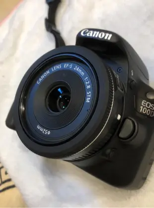 Canon佳能 EOS100D 單眼相機完整大全配 ㄧ機兩鏡 三個電池 全新清潔保養組 餅乾鏡頭