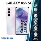Samsung Galaxy A55 5G Android Cell Phone (Lilac, 12GB+256GB, Dual SIM, Unlocked)