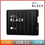 WD 威騰BLACK黑標 P10 GAME DRIVE 4TB 2.5吋電競行動硬碟 WDBA3A0040BBK-WESN