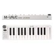 MINI Wireless Mini MIDI Keyboard 25 Key MIDI Keyboard Controller M-VAVE SKM-25