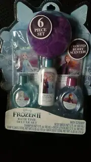 Disney Frozen 2 Bath Time DELUXE Set- 6 piece set ,Frosted Berry Scented