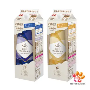 日本FaFa 香水系列柔軟精補充盒1500ml