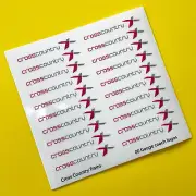 OO Gauge Model Railway 'CROSS COUNTRY' LOGO High Detail stickers decals