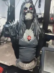 Bust Statue Of Lobo Superman Villain DC