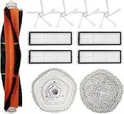 Roboparts Accessory Set for Dreame W10 / W10 Pro Robot Vacuum Cleaner, Main Brush, Wipes, Mops, HEPA Filters, Side Brushes, Replacement Part Kit (Set 1)