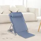 Seated Backrest, Liftable Bed Backrest, Foldable, Adjustable Support with Head