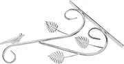 Milisten Garden Hanging Plant Bracket Rustic Wrought Wall Mount Planter Hook for Flower Pots Lanterns Wind Chimes for Outdoor Indoor Use