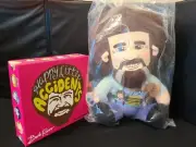Kidrobot HugMe BOB ROSS 16" Sealed Plush Doll Figure Vibrating + Happy Game NEW