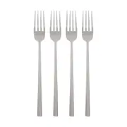 Argon Tableware Stainless Steel Dinner Forks - 19.5cm - Pack of 4